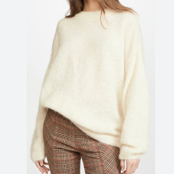 NWT Free People Luxury Angelic Pullover Alpaca Super Soft Oversized Sweater - Picture 3 of 12